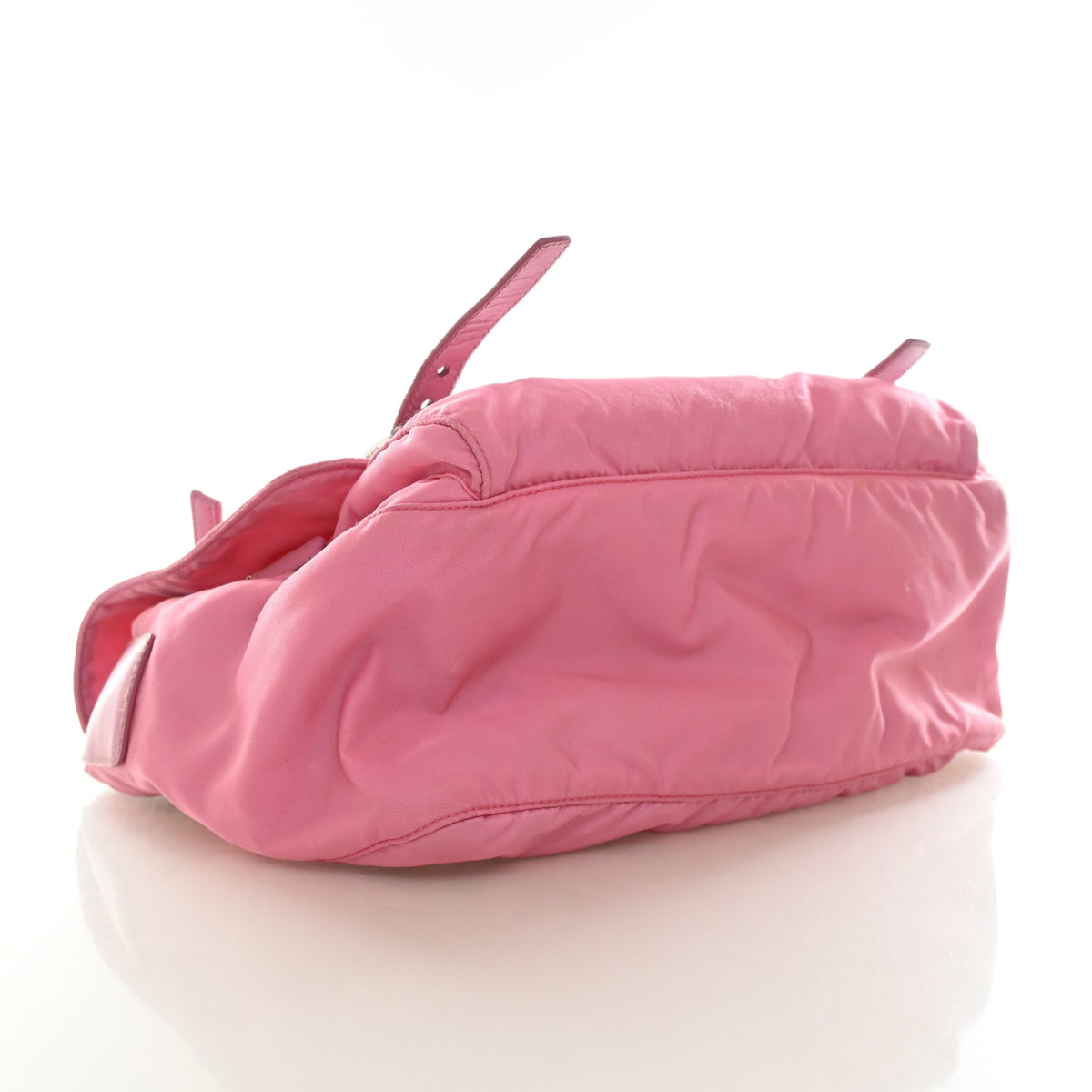 Pre-Owned Prada Re-nylon Messenger Bag, base and feet view