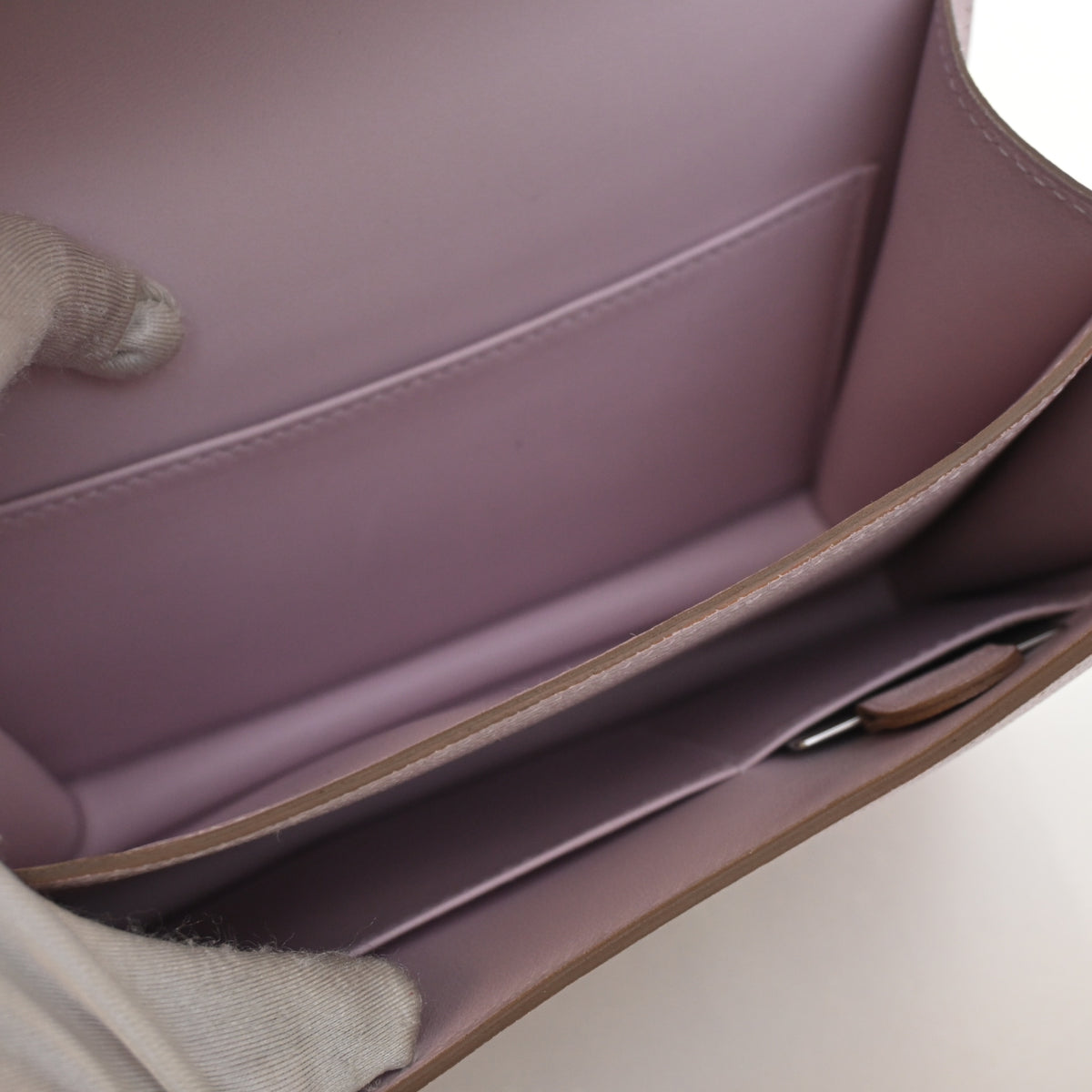 Hermes Mauve Pale Chevre Mysore Constance 18, photo 12 of 14