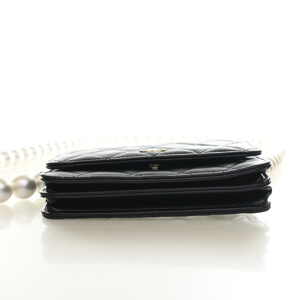Chanel Lambskin Maxi Pearl Wallet On Chain, photo 9 of 14