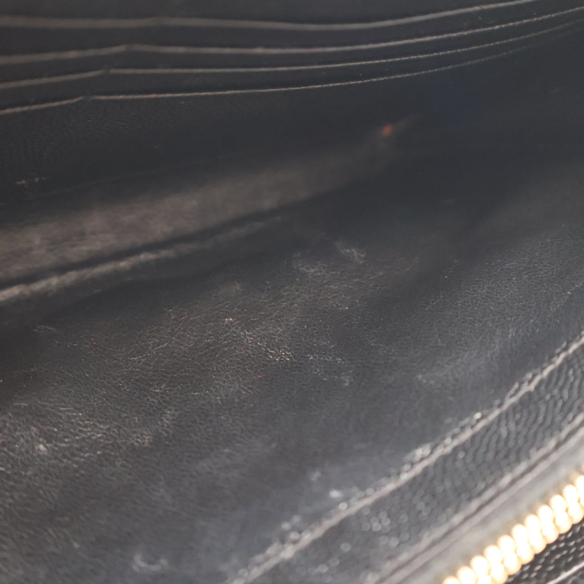 Saint Laurent Calfskin Cassandre Envelope Chain Wallet, photo 14 of 20