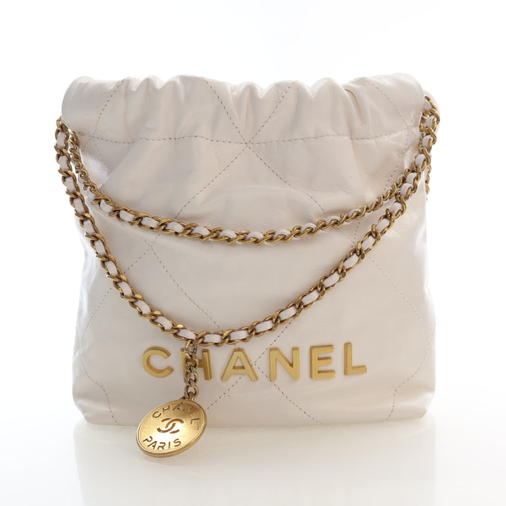 Chanel Mini Calfskin 22 Hobo