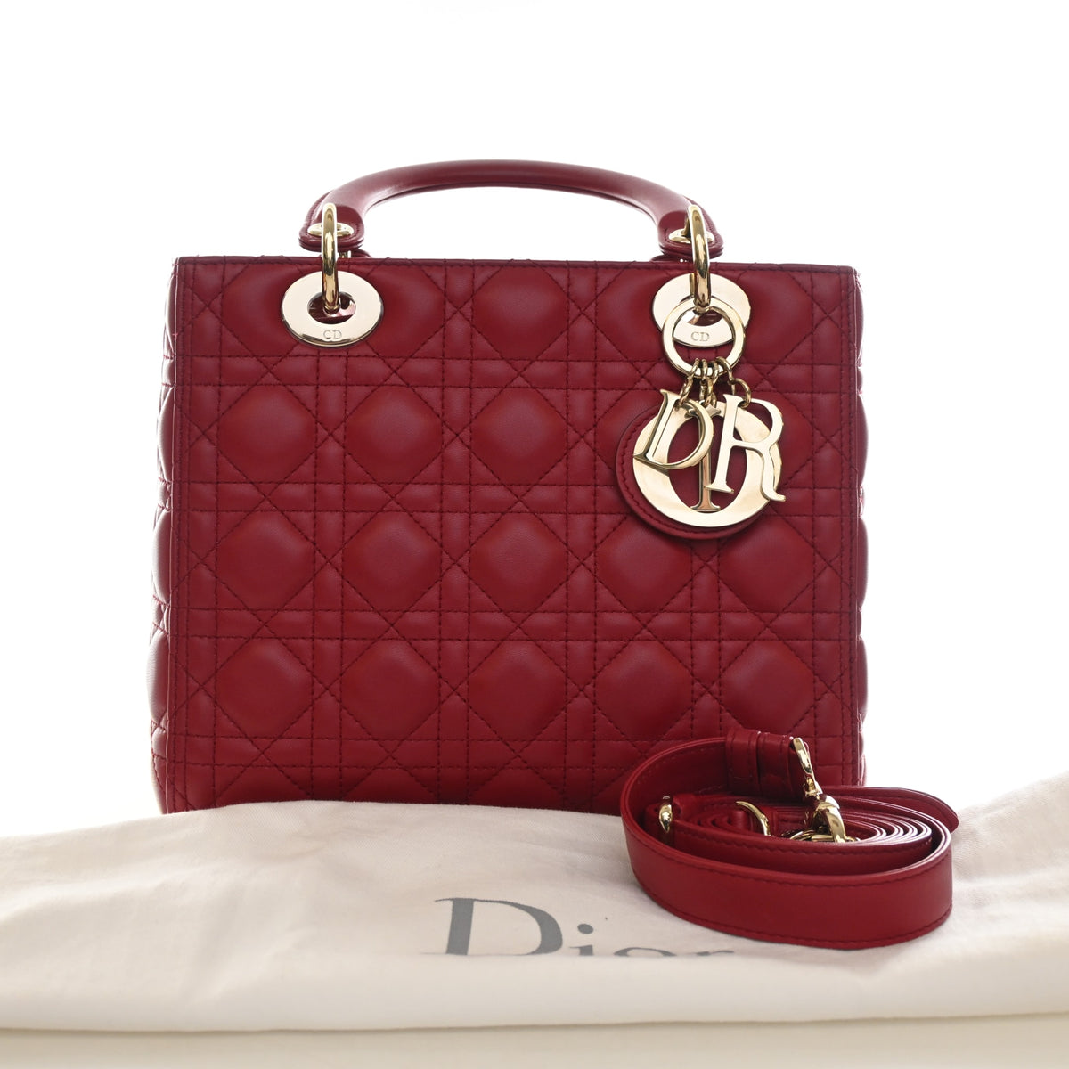 Christian Dior Medium Lambskin Lady Dior, photo 19 of 19