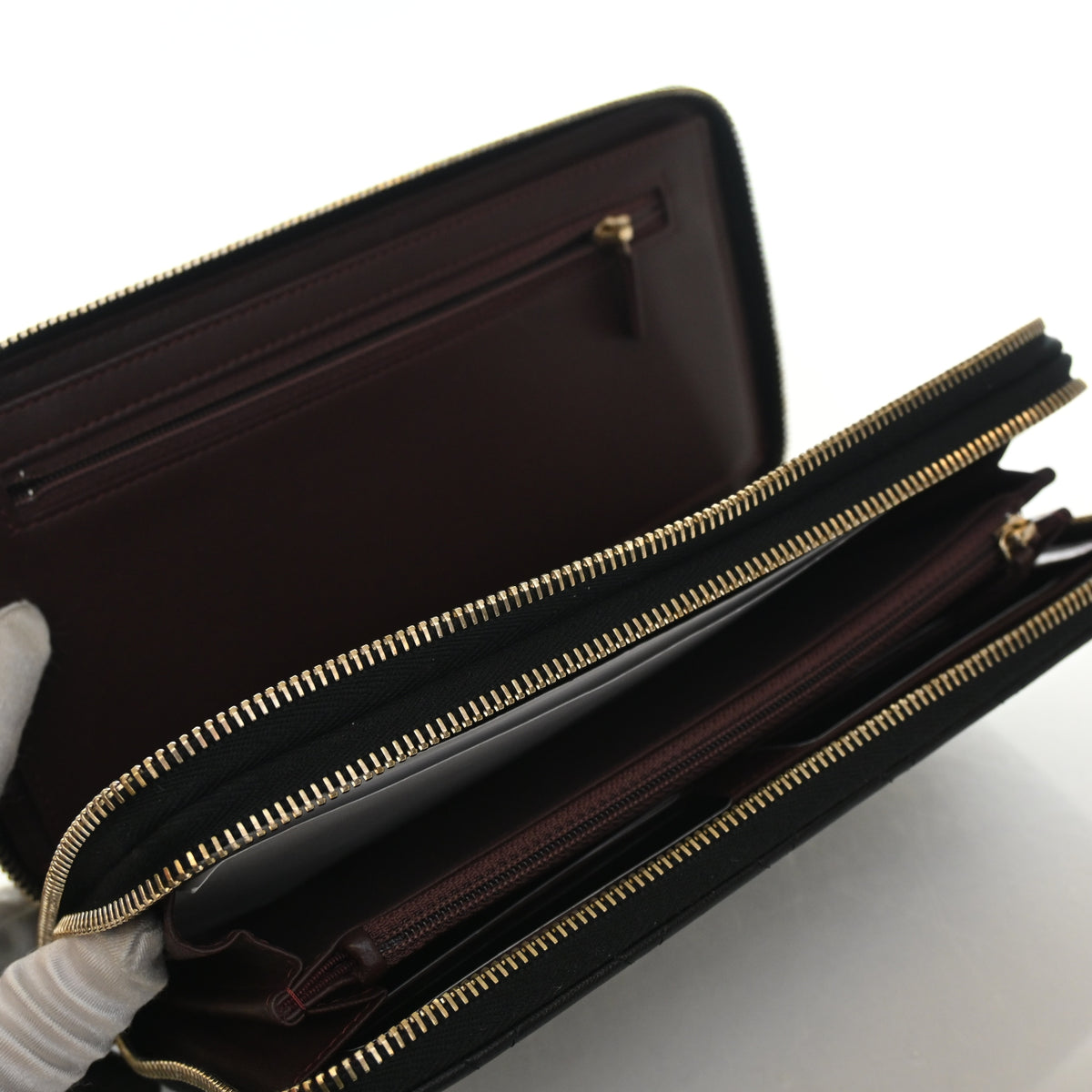 Chanel Lambskin Zip Around Clutch, photo 11 of 14