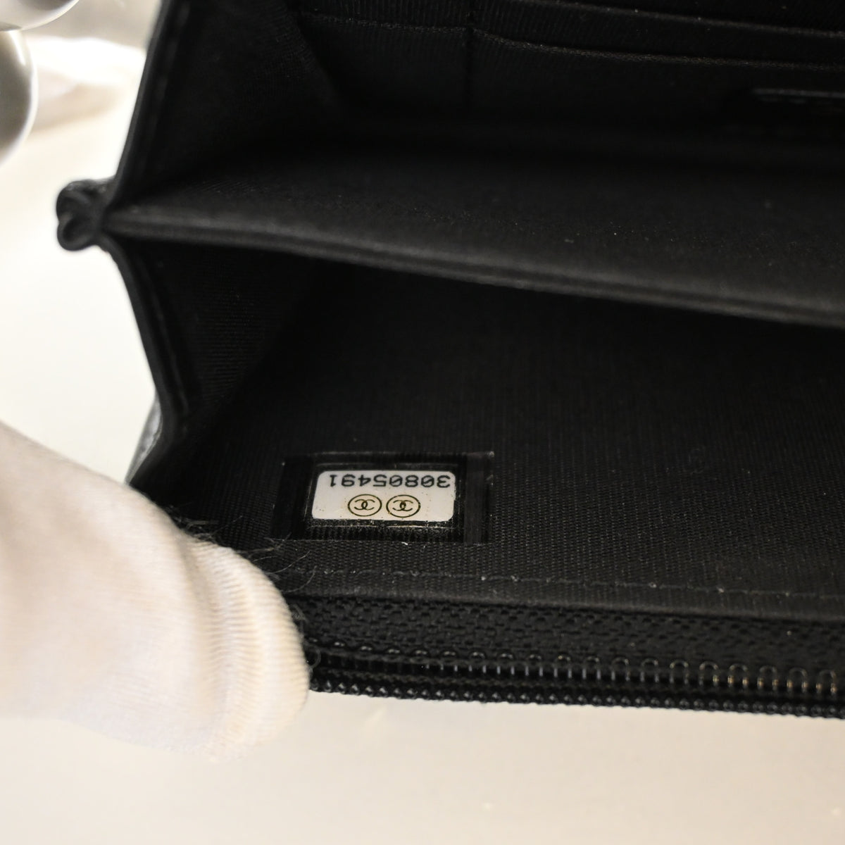 Chanel Lambskin Maxi Pearl Wallet On Chain, photo 14 of 14