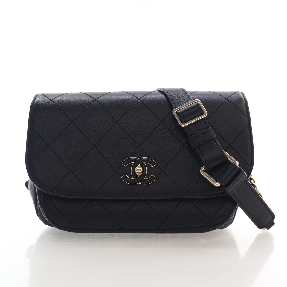 Chanel Small Lambskin Quilted Waist Bag