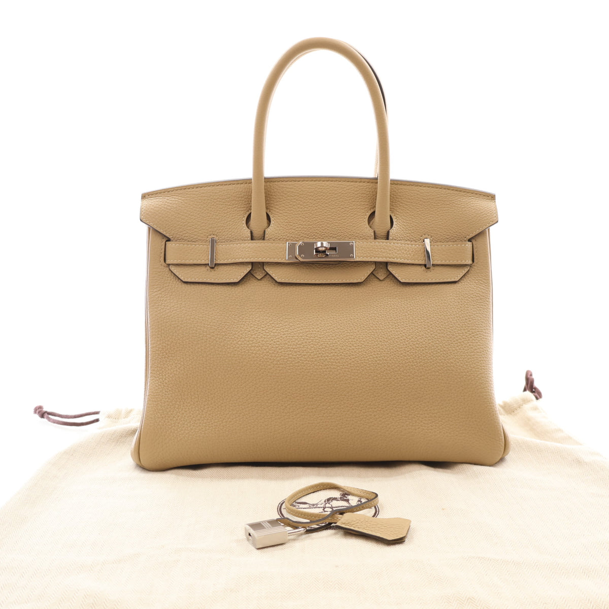 Pre-Owned Hermès Birkin 30 Trench Togo Leather, front view, photo 18 of 18