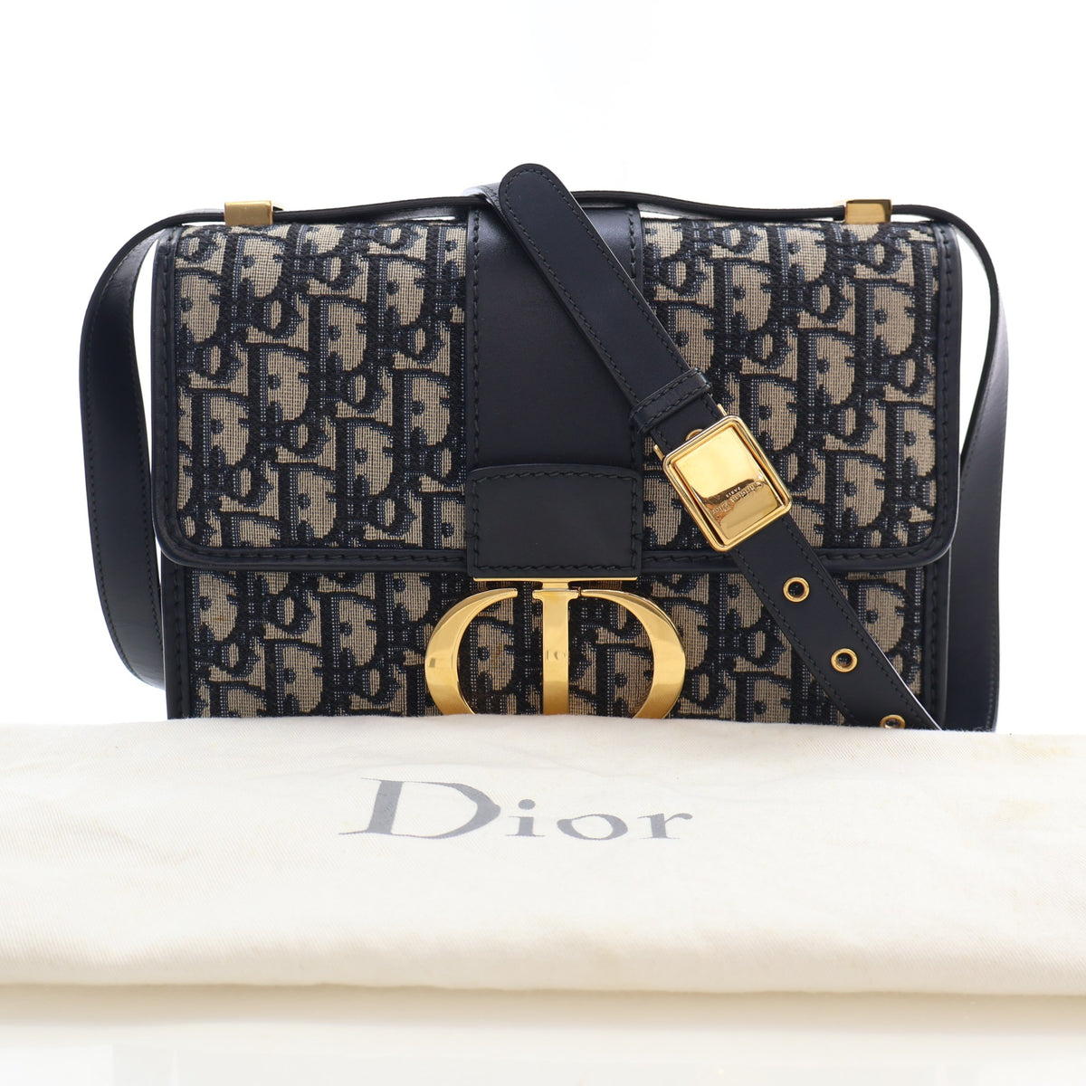 Pre-Owned Christian Dior 30 Canvas Oblique Montaigne, front view, photo 19 of 19