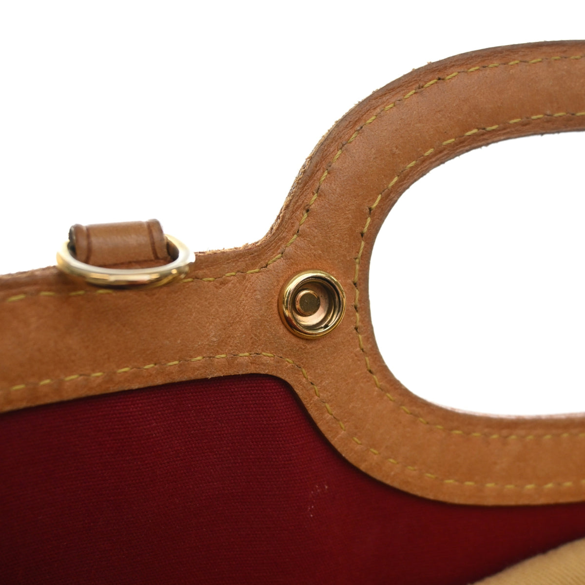 Pre-Owned Louis Vuitton Monogram Vernis Roxbury, gold hardware close-up, photo 16 of 17