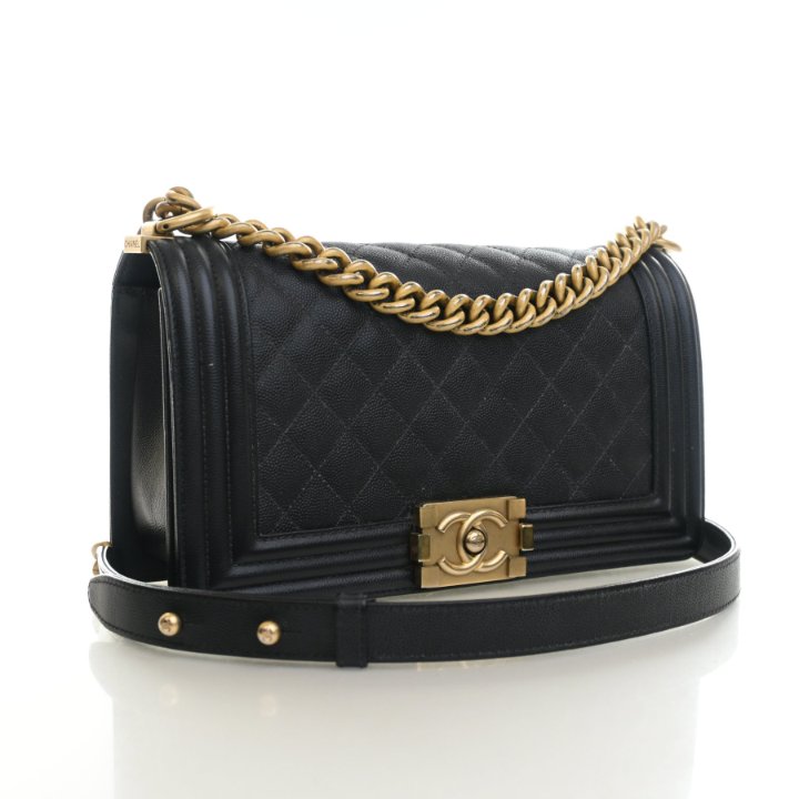 Chanel Medium Caviar Boy Bag
