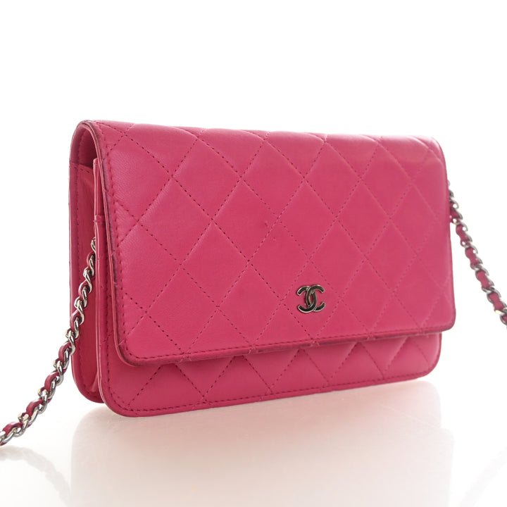 Chanel Lambskin Classic Wallet On Chain (WOC)