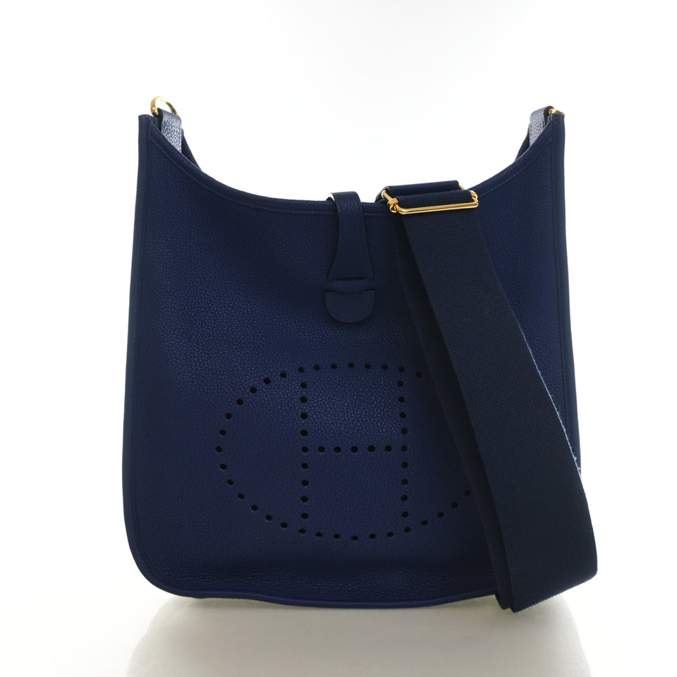 Hermes Bleu Saphir Clemence Evelyne III 29
