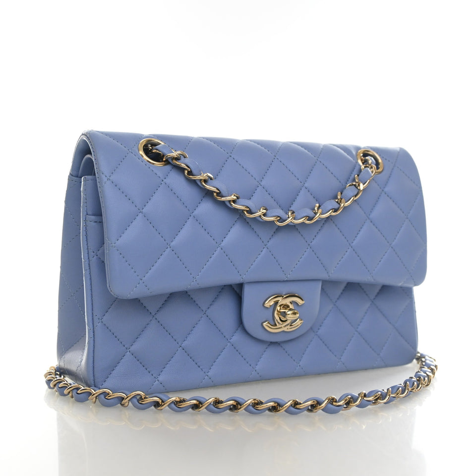 Chanel Small Lambskin Classic Double Flap Bag