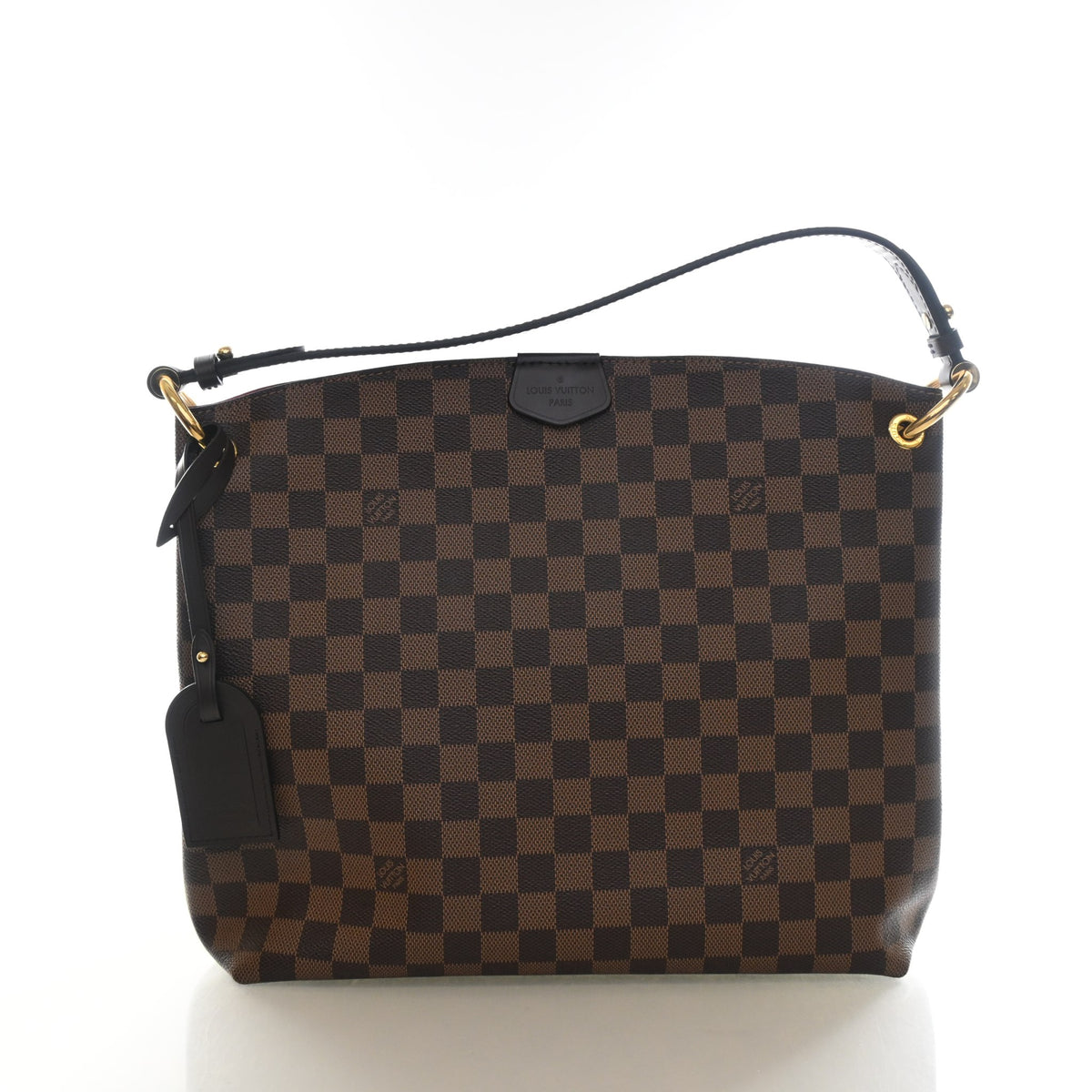 Pre-Owned Louis Vuitton Graceful PM Damier Ebene, front view
