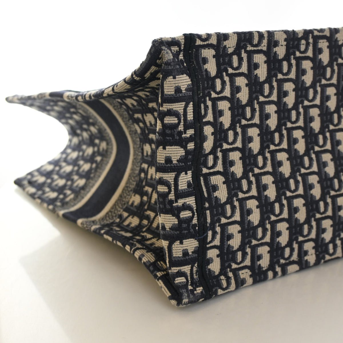 Pre-Owned Christian Dior Book Tote Large Oblique, side view