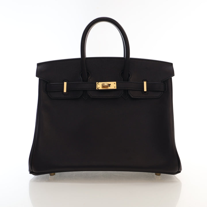 Hermes Black Volupto Birkin 25