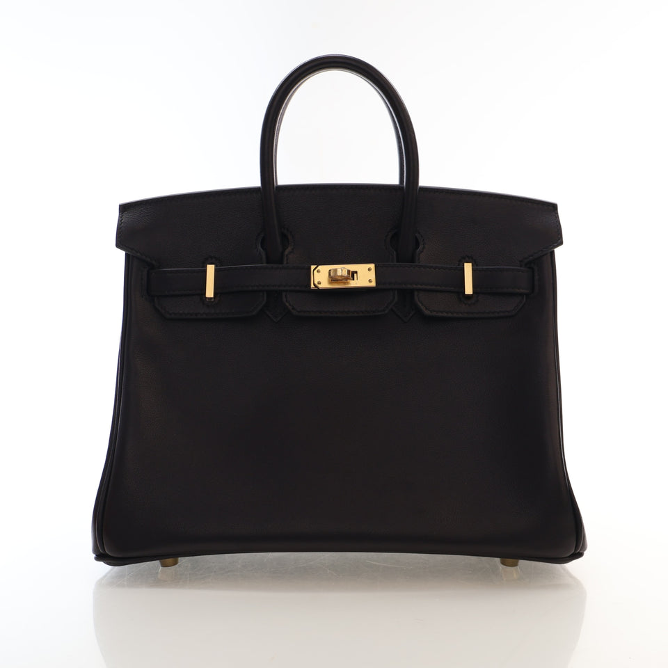 Hermes Black Volupto Birkin 25