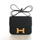 Hermes Noir Epsom Constance 18