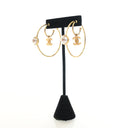 Chanel Pearl CC Double Hoop...