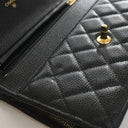 Chanel Caviar Turnlock Wall...