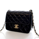 Chanel Mini Lambskin Square...