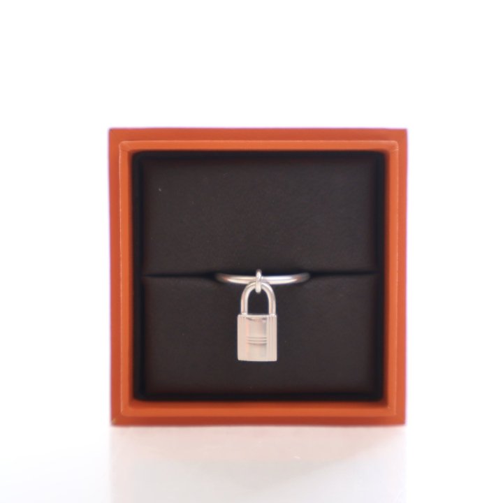 Hermes Kelly Cadenas Ring Sz 55