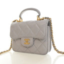 Chanel Mini Lambskin Top Ha...