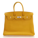 Hermes Jaune Ambre Togo Bir...
