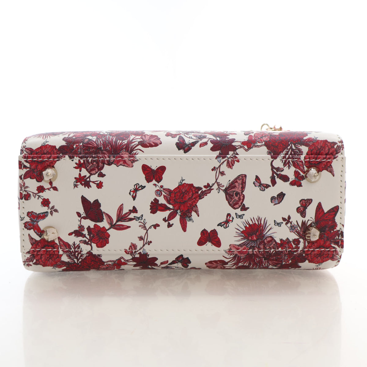Pre-Owned Christian Dior Lady Dior Small Calfskin My Abcdior, base and feet view, photo 10 of 18