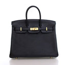 Hermes Noir Togo Birkin 25