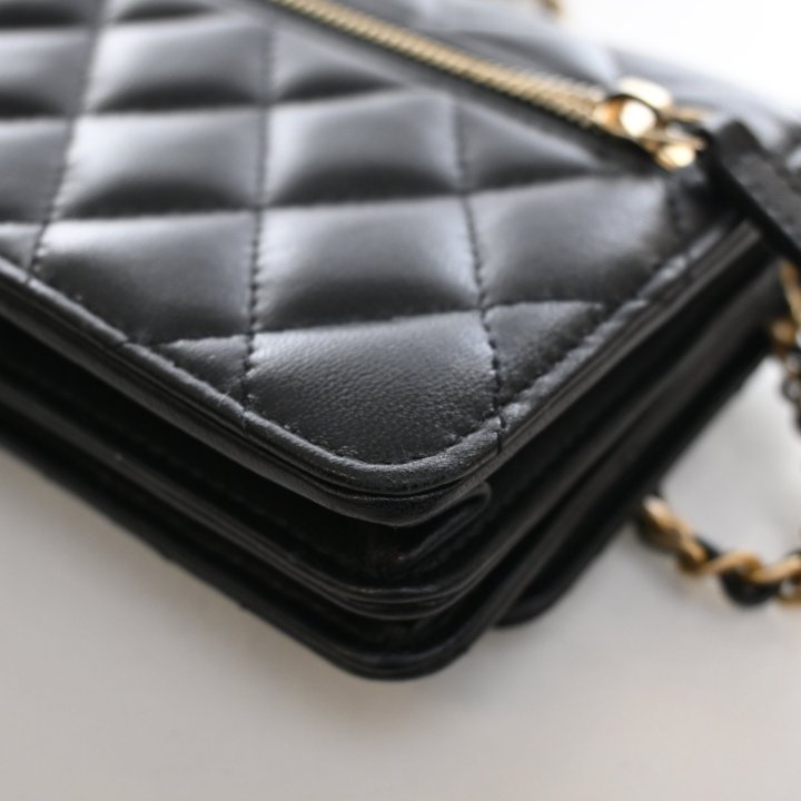 Chanel Mini Lambskin Wallet On Chain (WOC), photo 16 of 20