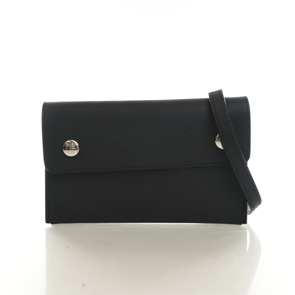 Hermes Noir Epsom Hermesnap Wallet