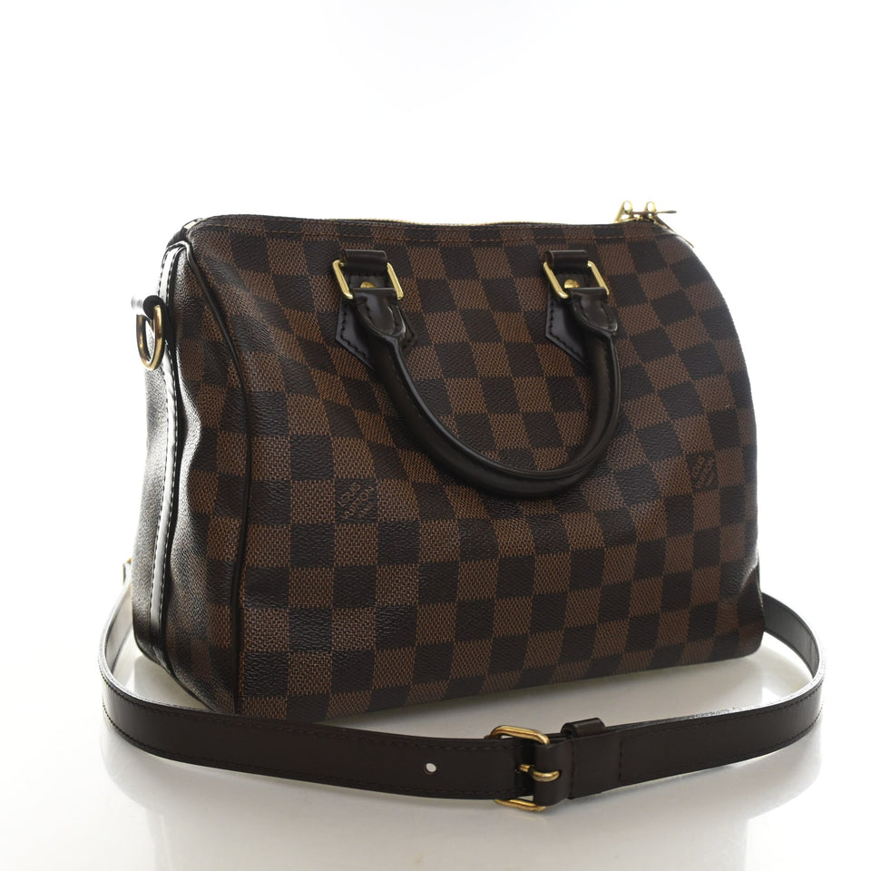 Louis Vuitton Damier Ebene Speedy Bandouliere 25
