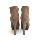 Prada Suede Booties Sz 37.5