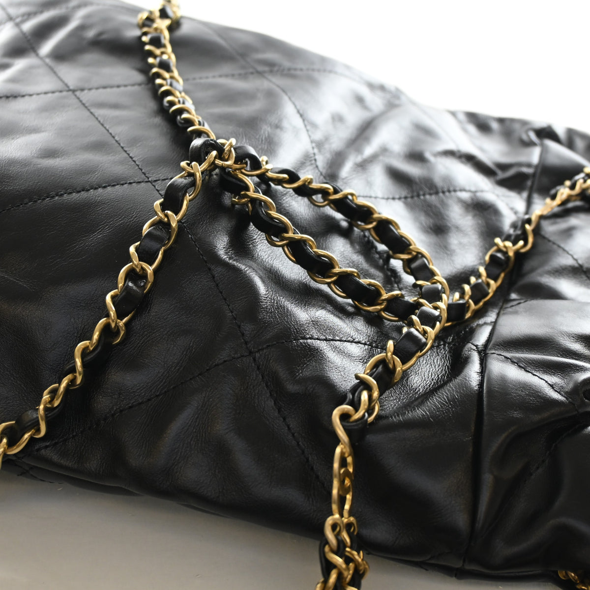 Chanel Shiny Calfskin 22 Backpack, photo 14 of 15
