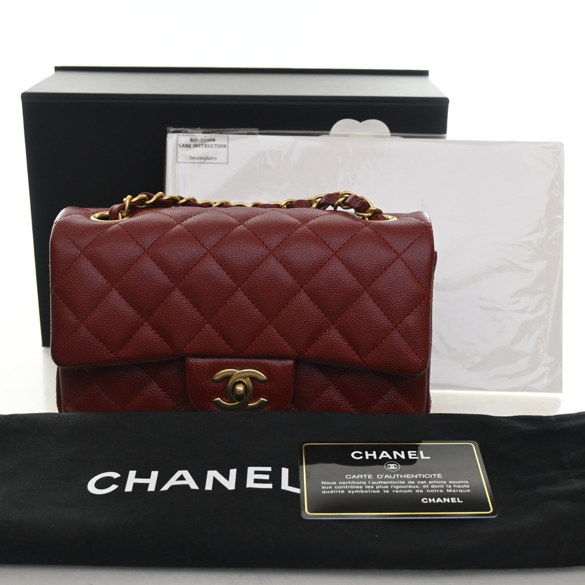 Chanel Mini Caviar Rectangular Classic Flap Bag, photo 14 of 14