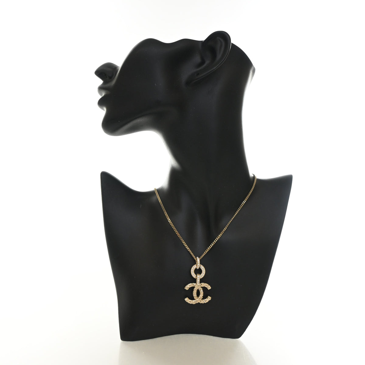 Chanel Crystal Drop CC Pendant Necklace, photo 1 of 10