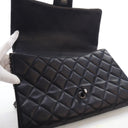 Chanel Large Lambskin Clutc...