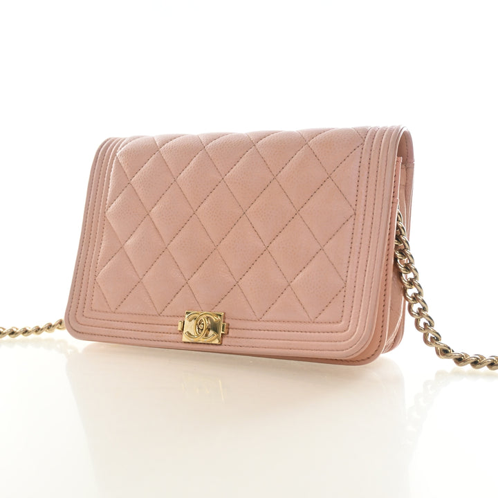 Chanel Caviar Boy Wallet On Chain (WOC)