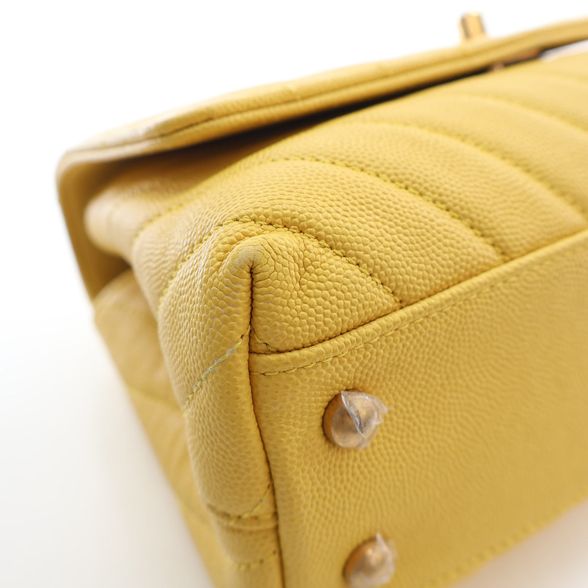 Chanel Small Caviar Chevron Coco Handle, photo 7 of 19
