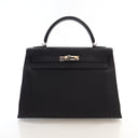 Hermes Noir Togo Kelly 32