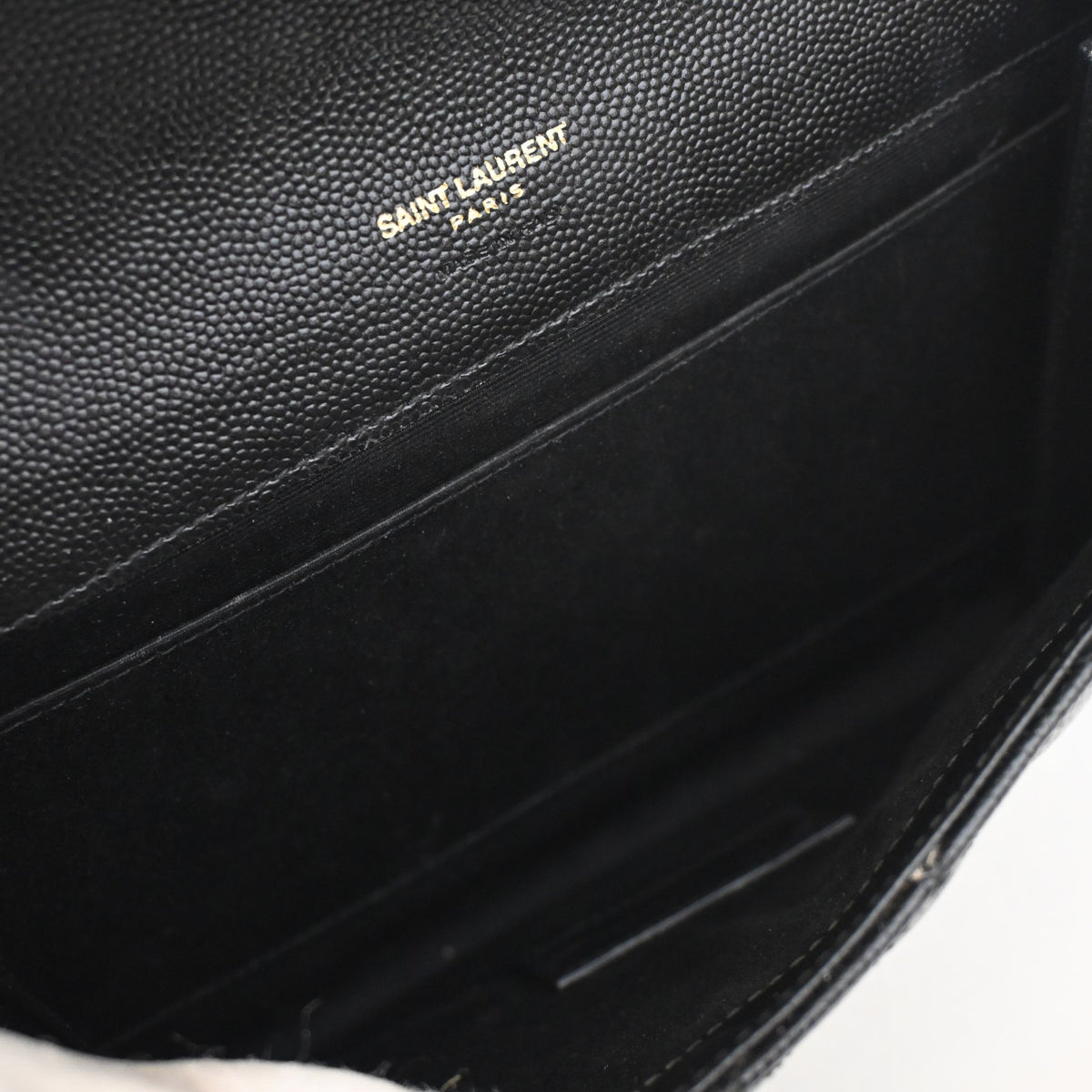 Saint Laurent Calfskin Envelope Clutch, photo 11 of 14