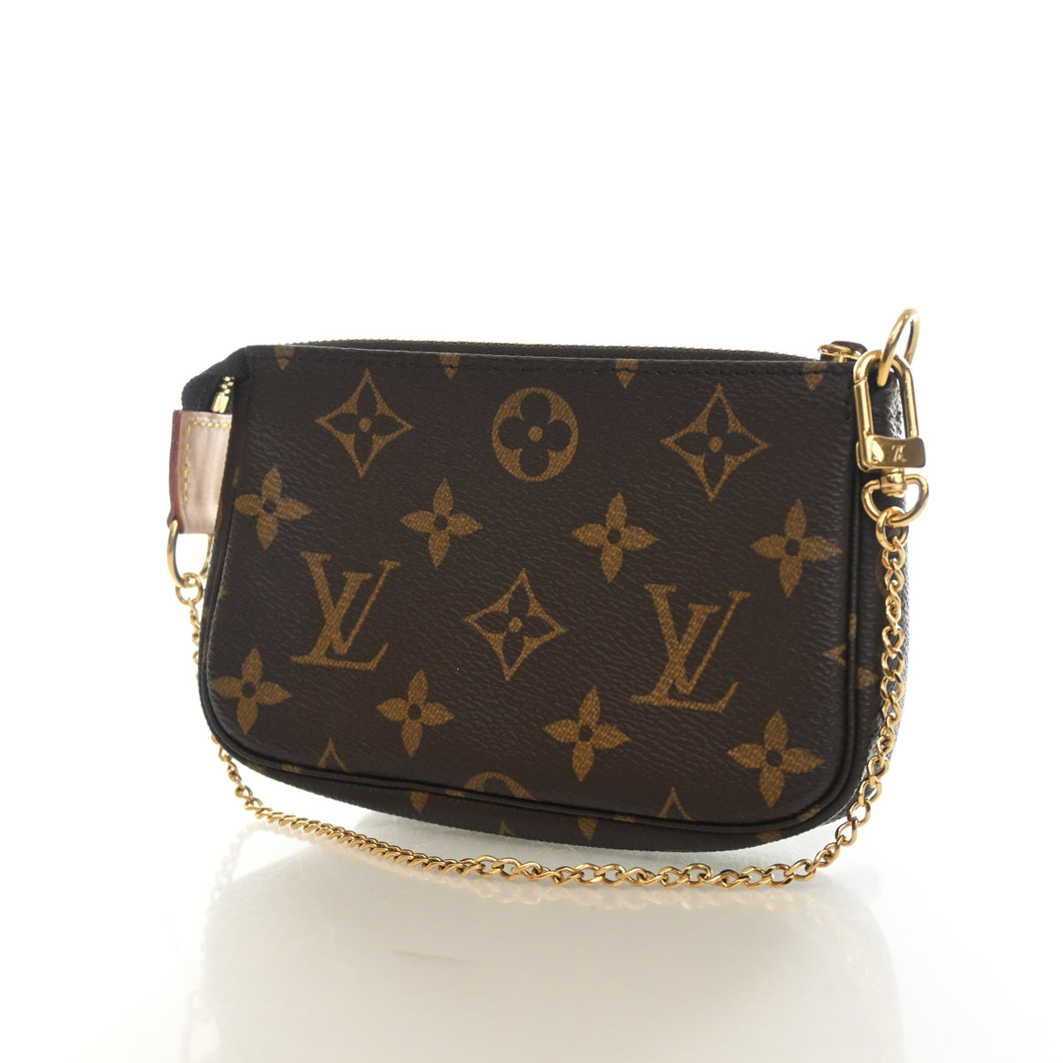 Pre-Owned Louis Vuitton Pochette Mini Monogram Accessoires, three-quarter view
