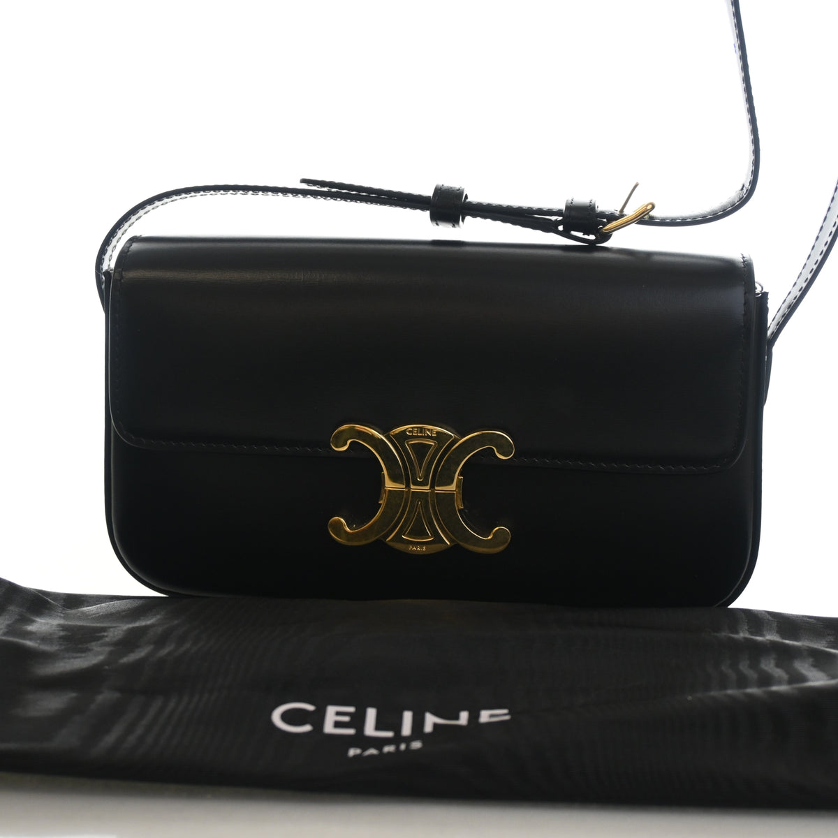 Celine Shiny Calfskin Claude Shoulder Bag, photo 13 of 13