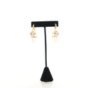 Chanel Pearl CC Double Hoop...