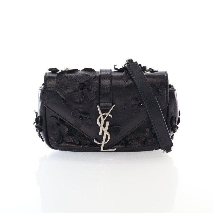 Saint Laurent Baby Floral Applique Monogram Chain Bag, photo 1 of 15