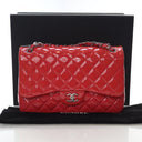 Chanel Jumbo Patent Classic...