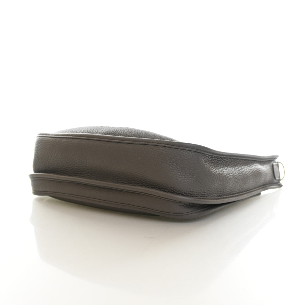 Pre-Owned Hermès Evelyne 29 Gris Etain Clemence Leather III, side profile, photo 6 of 13