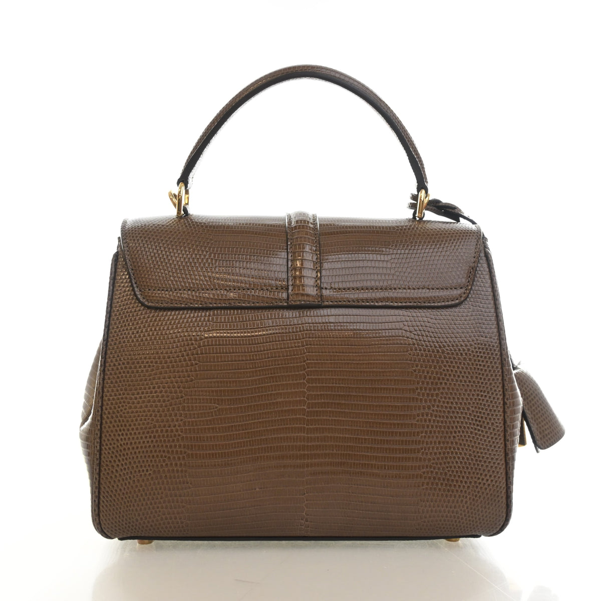 Celine Small Lizard 16 Top Handle Bag, photo 12 of 14