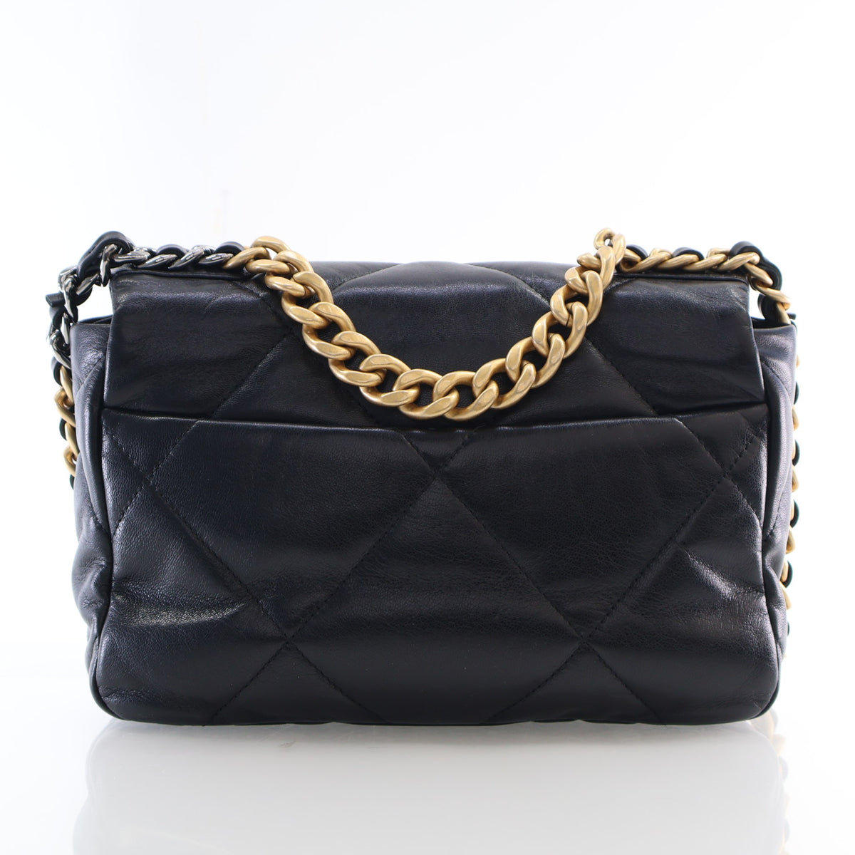 Pre-Owned Chanel 19 Flap Bag Medium Lambskin, front view, photo 11 of 21
