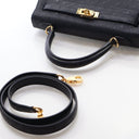Hermes Noir Ostrich Sellier...